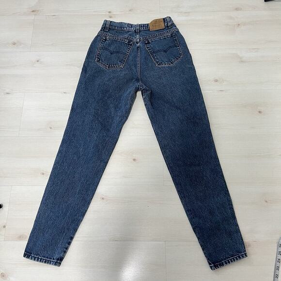 VTG 90’s Levi's 900 Series High Rise Tapered Silver Tab Jean Womens 24x30 USA 92 - Picture 8 of 12
